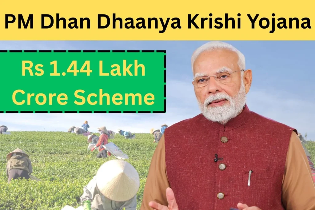 PM Dhan Dhaanya Krishi Yojana - Rs 1.44 Lakh Crore Scheme to Boost Farmers' Income