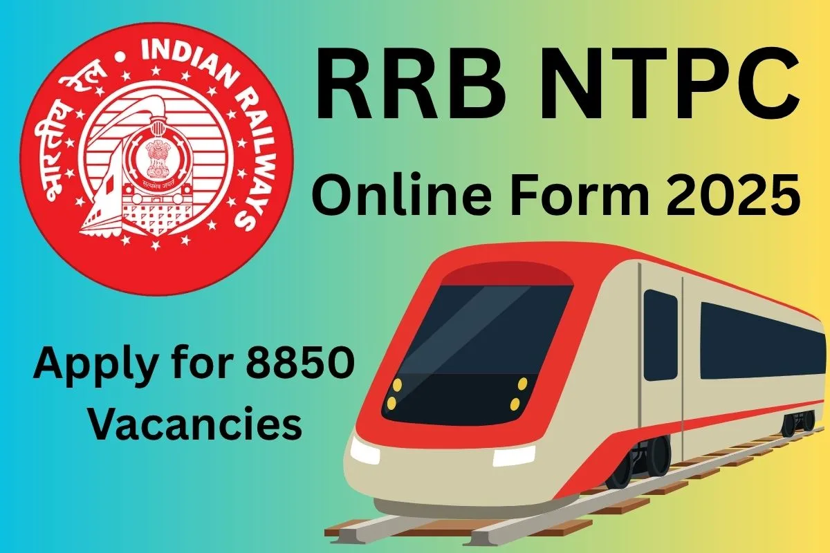 RRB NTPC Online Form 2025 - Apply for 8850 Vacancies @https://rrbcdg.gov.in/