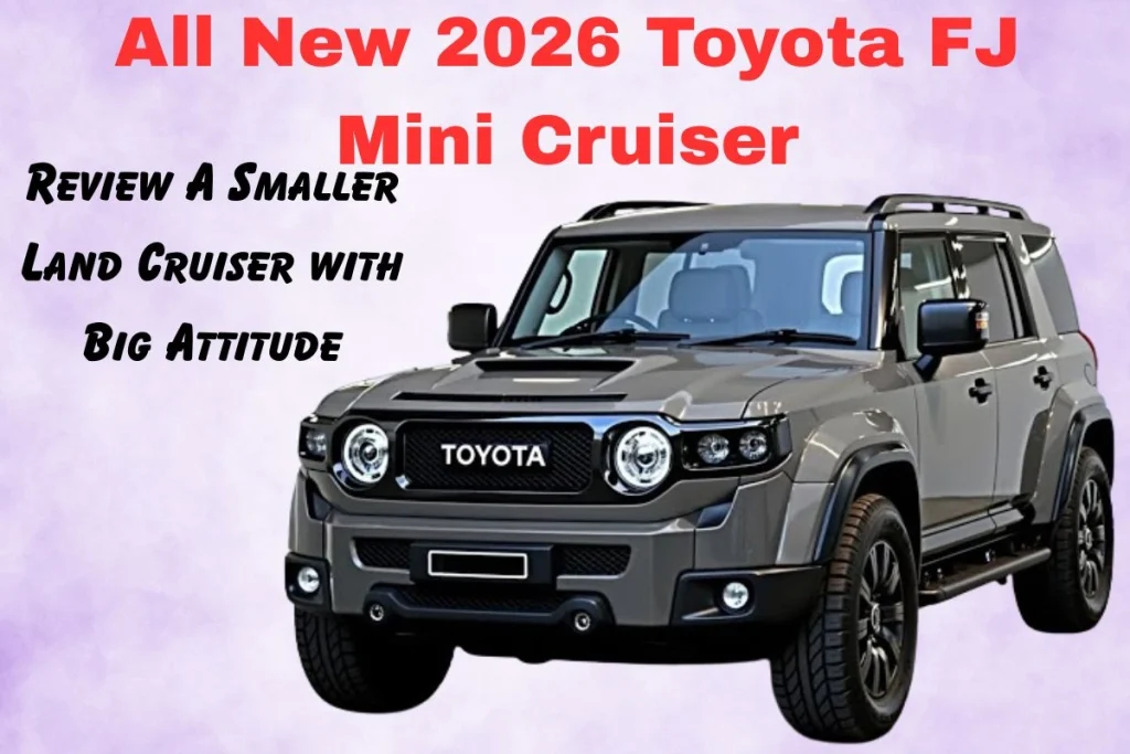 All New 2026 Toyota FJ Mini Cruiser Review A Smaller Land Cruiser with Big Attitude