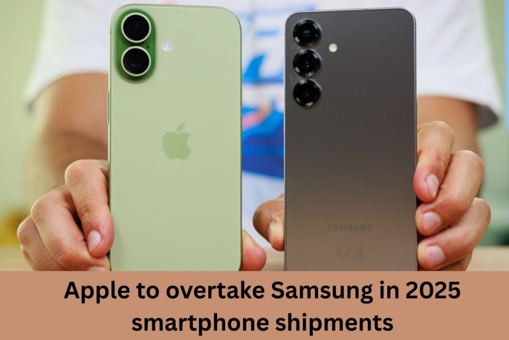 Apple to overtake Samsung in 2025 smartphone shipments, boosted by bumper iPhone 17 sales