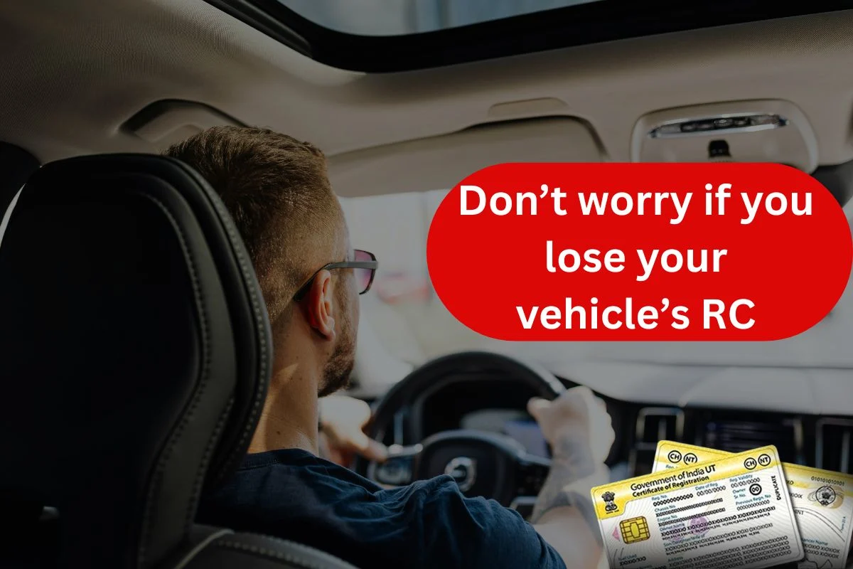 Don’t worry if you lose your vehicle’s RC, apply online like this