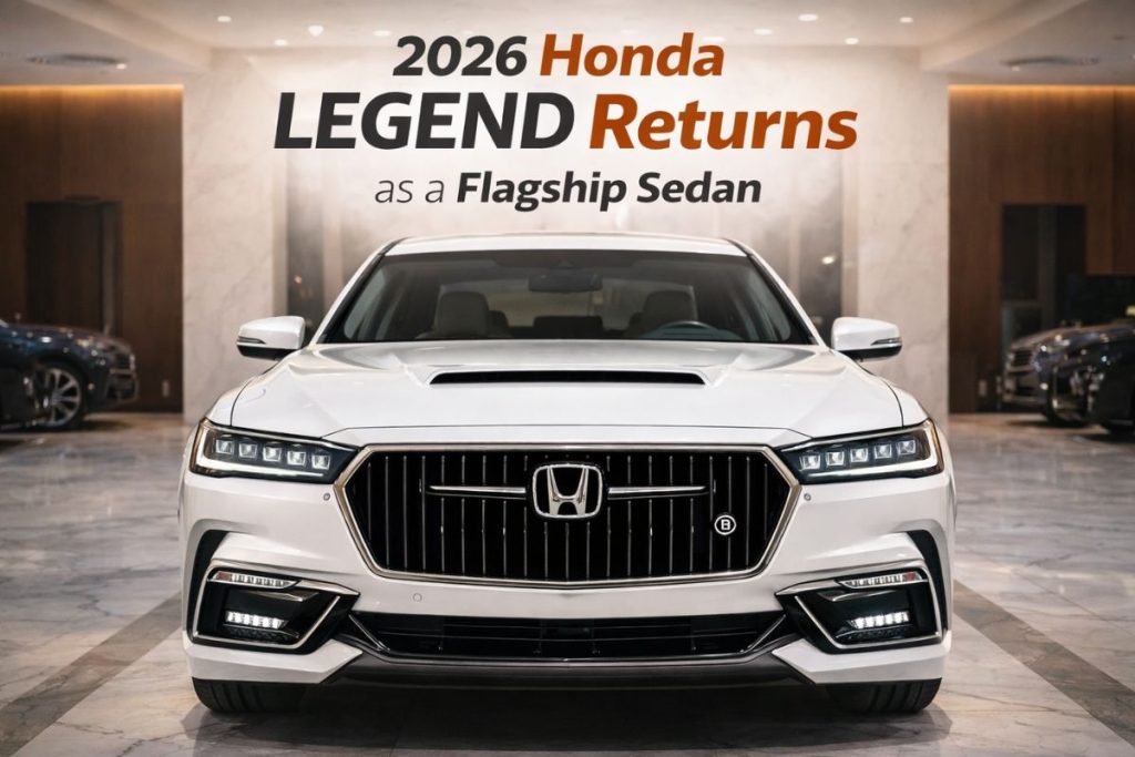 2026 Honda Legend Returns as a Flagship Sedan: Futuristic Design, Smart Luxury, and Next-Level Performance