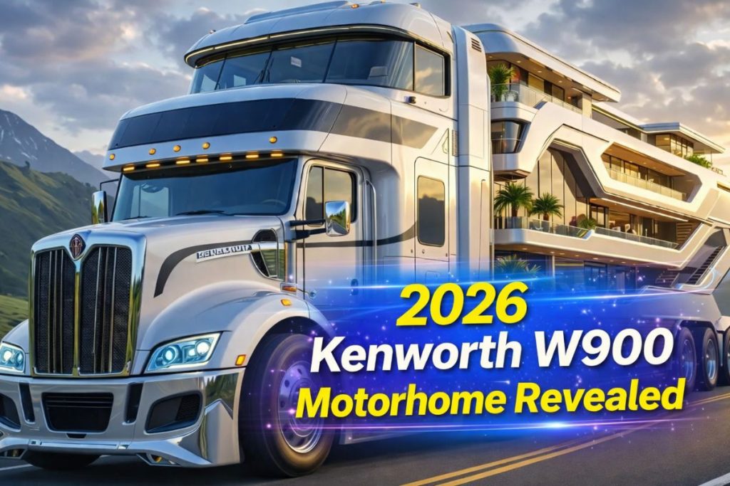 2026 Kenworth W900 Motorhome Revealed: A Heavy-Duty Luxury RV Built Like a Legend, Lived Like a Penthouse