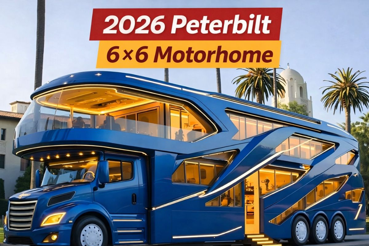 2026 Peterbilt 6×6 Motorhome : Ultra-Luxury Off-Road Monster Made for Extreme Adventures