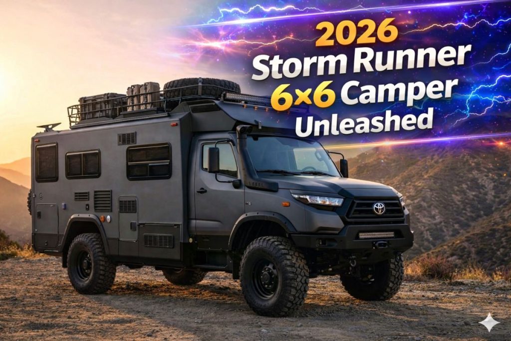 2026 Storm Runner 6×6 Camper Unleashed: The Ultimate Off Road Adventure Rig Built for the World’s Toughest Terrain