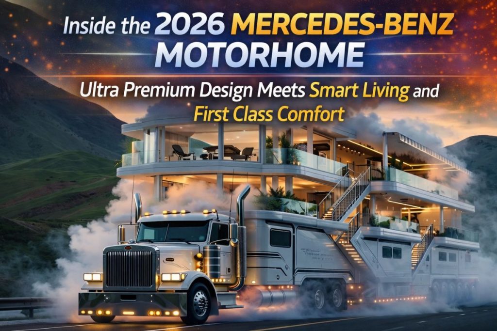 Inside the 2026 Mercedes-Benz Motorhome: Ultra Premium Design Meets Smart Living and First Class Comfort