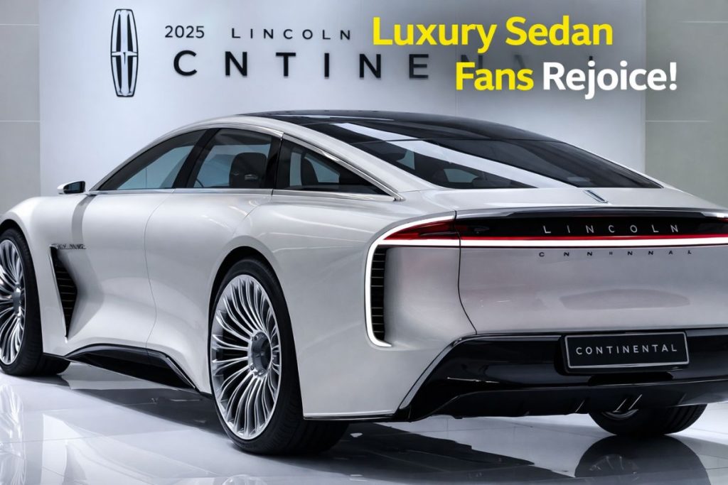 Luxury Sedan Fans Rejoice: The 2026 Lincoln Continental Marks a Stunning Comeback