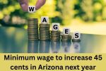 Minimum wage to increase 45 cents in Arizona next year