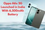 Oppo A6x 5G launched in India with a 6,500mAh battery and Dimensity 6300 Chip
