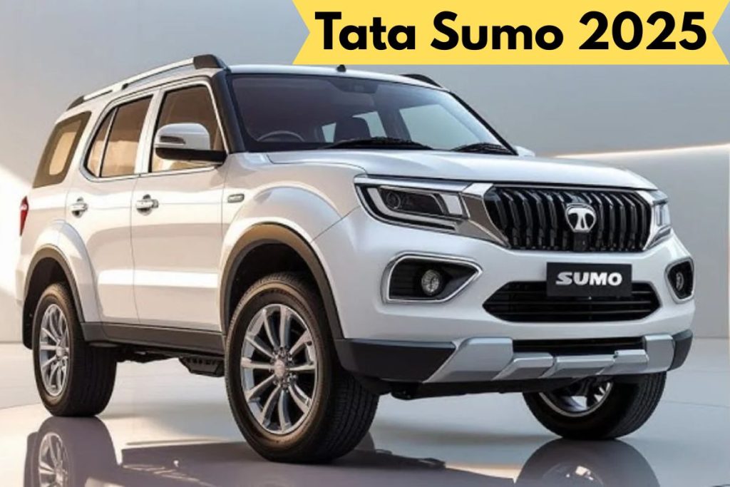 Tata Sumo 2025 – 45 KM/L Mileage, Spacious 7-Seater Comfort, Bold Alloy Wheels & Advanced Safety for Modern India