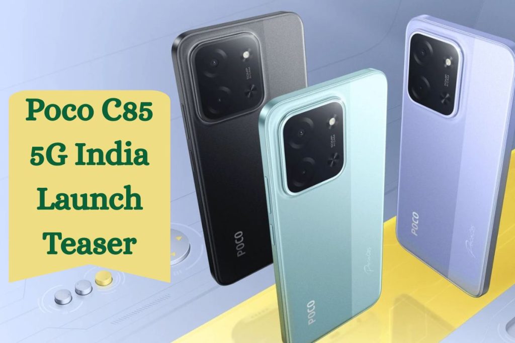 The Poco C85 5G India Launch Teaser 50MP Camera, Big Battery, Exclusive to Flipkart