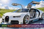 2026 Bugatti Chiron Unofficial Concept Review: The Celestial Predator Redefining Hypercars